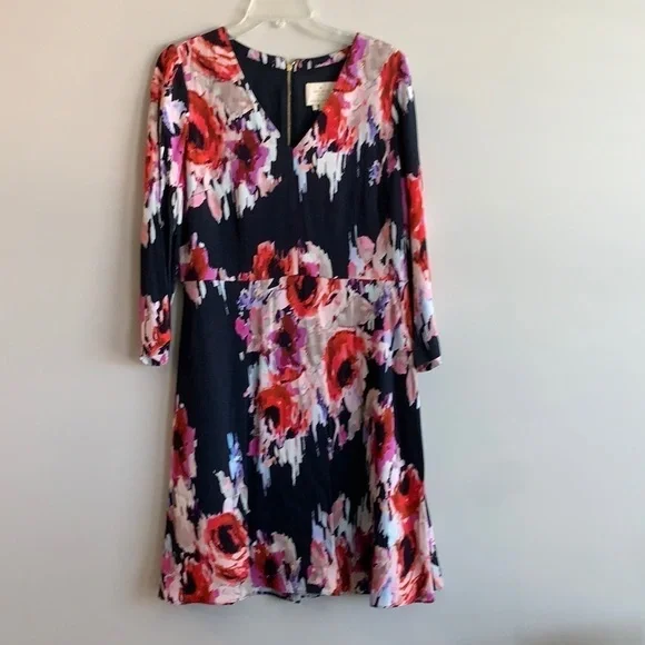 Kate Spade Hazy Floral Dress size 12 - Picture 2 of 9